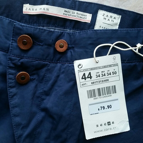 zara men's pants length